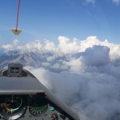 Flugwegposition um 13:38:08: Aufgenommen in der Nähe von Gemeinde Reith bei Seefeld, Österreich in 2371 Meter